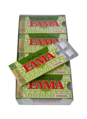 ELMA classique. Le chewing-gum avec du sucre