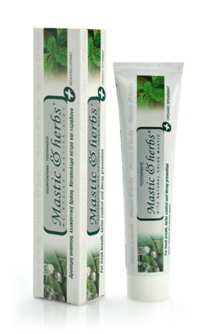 Dentifrice Mastic & herbes au mastic et à la menthe