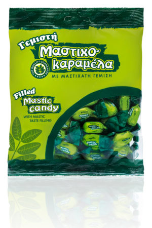 Mastic Candy Filled with mastic cream. Bag 200g
