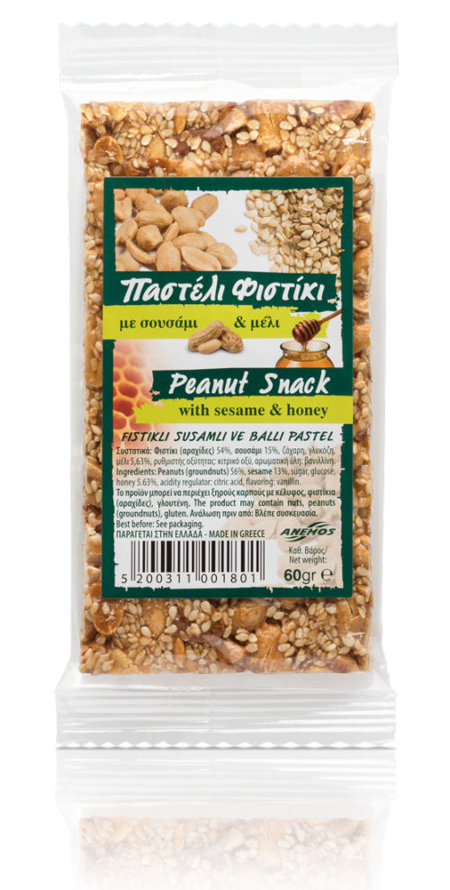 Snack with peanuts and some sesame 60g
