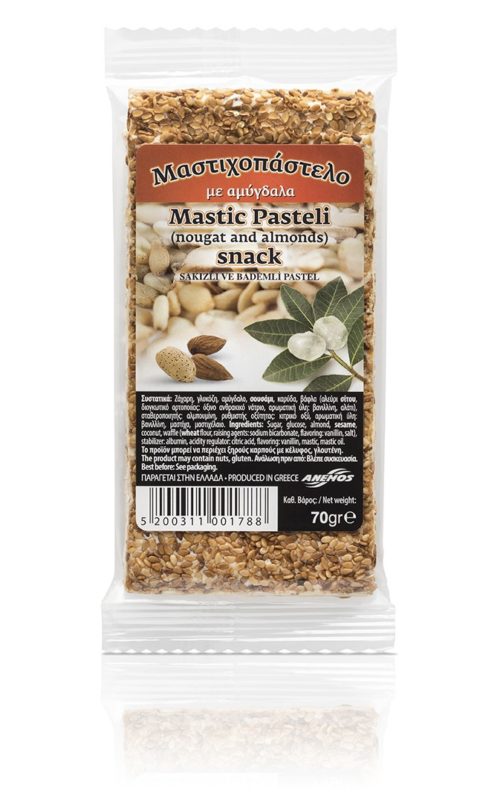 Uploaded ToSnack with mastic and almonds "mastihopastelo" 70g