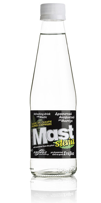 Mast Ανθρακούχο αναψυκτικό με Στέβια. Γυάλινο μπουκάλι 250ml