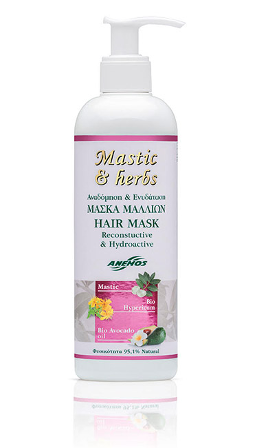 Μάσκα μαλλιών Αναδόμηση - Ενυδάτωση Mastic & herbs 300ml