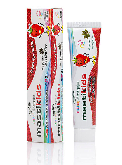 Toothpaste for children with mastic & Strawberry