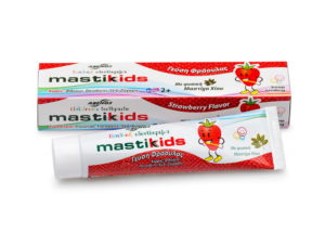 Kinderzahnpasta mit Mastix und Erdbeere