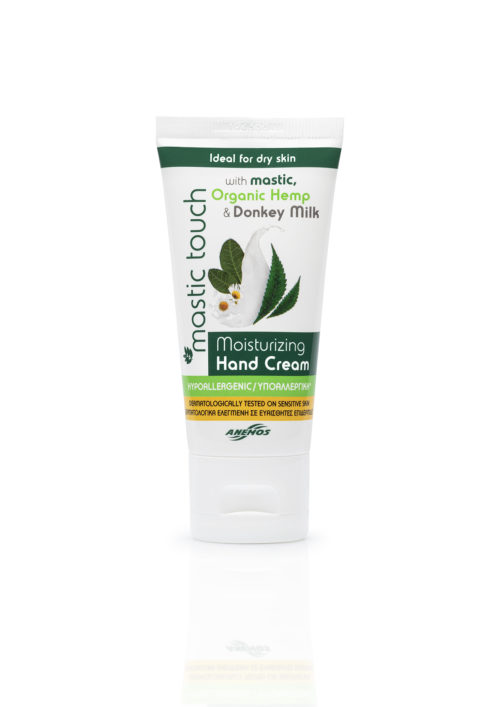 Hand Cream “mastic touch” with mastic, bio hemp oil & donkey milk 50ml