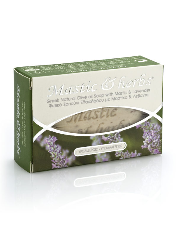 Mastic & herbs soap with Alive oil with Lavender