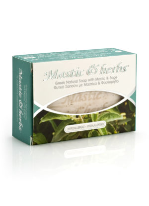 Mastic & herbs soap with Sage
