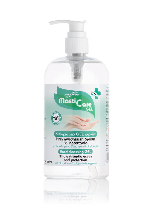 Καθαριστικό Gel χεριών Mastic Care, με αλκοόλη 500ml