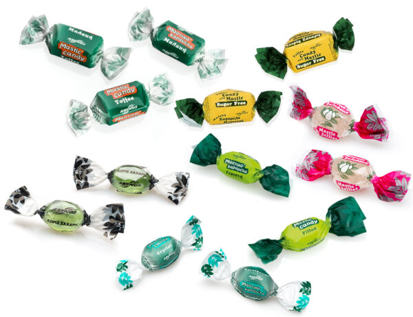 MASTIC CANDIES. SWEET MASTICHA TEMPTATIONS • ANEMOS